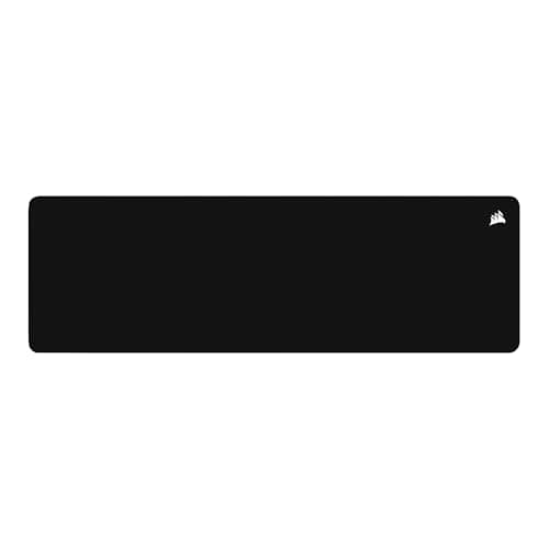 Corsair MM500 v2 Hybrid Cloth Gaming Extended Mouse Pad – 93cm x 30cm – Spill-Proof Coating – Anti-Fray Stitched Edges – Non-Slip Rubber Base – Black - Mousepad / Desk Mat