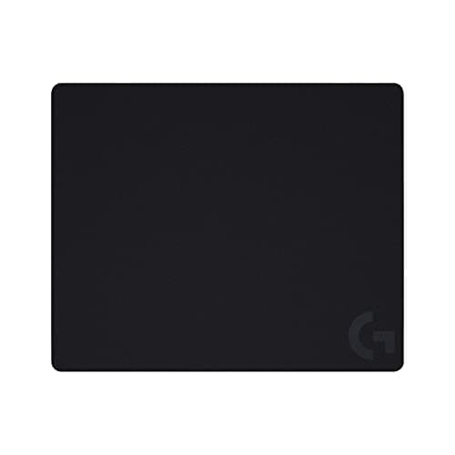 Logitech G440 Hard Gaming Mouse Pad, Optimized for Gaming Sensors, Moderate Surface Friction, Non-Slip Mouse Mat - Black - Mousepad / Desk Mat