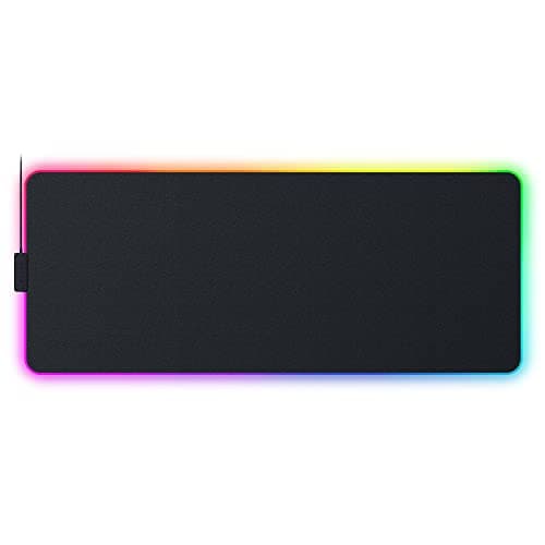 Razer Strider Chroma Hybrid Gaming Mouse Mat with Razer Chroma RGB: Hybrid Soft/Hard Mat - 19 Razer Chroma RGB Lighting Zones - Warp and Water-Resistant - Anti-Slip Base - Seamless Edges XXLarge - Mousepad / Desk Mat