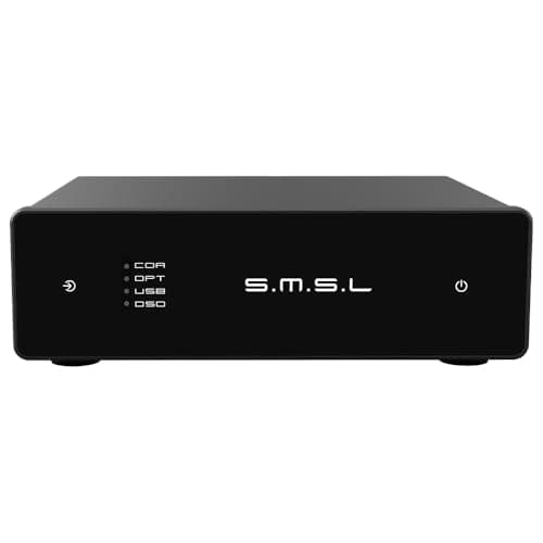 S.M.S.L SMSL D1 Hi-Res Audio Dac Rohm BD34352EKV chip Touch Control RCA ouput 768kHz/32bit DSD512 THD+N 0.00038%, Audio DAC Dual USB/Optical/Coaxial Input SNR126dB for Phone/pad/PC/TV/DVD Home Desktop DAC - Audio Interface