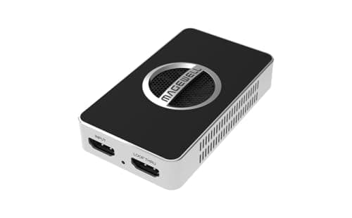 Magewell USB Capture HDMI 4K Pro 32150 – 1-Channel HDMI 2.0 to USB 3.2 Gen2x2 Video/Audio Capture Device with Loop-Through, Analog Audio in/Out, Up to 4K60 Input and Capture, Hardware Video Processing - Capture Card