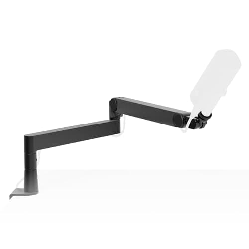 Elgato Wave Mic Arm Pro - 360° Rotatable Low Profile Gas Spring Microphone Arm, Works Mics/Shure SM7B/HyperX QuadCast/Rode/Blue Yeti & More – for Broadcasting/Podcasting/Streaming - Microphone