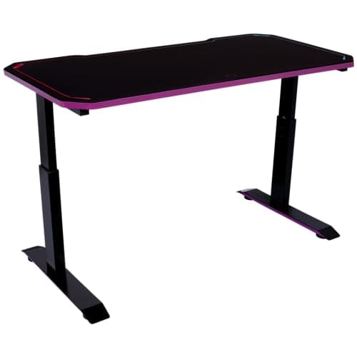 Cooler Master GD120 V1 PC Gaming Desk, Full Surface Water-Repellent Mousepad, 220lbs Weight Support, 3 Height Levels, Cable Management Tray, 47.2D x 23.6W Workstation|Home Office - Desk