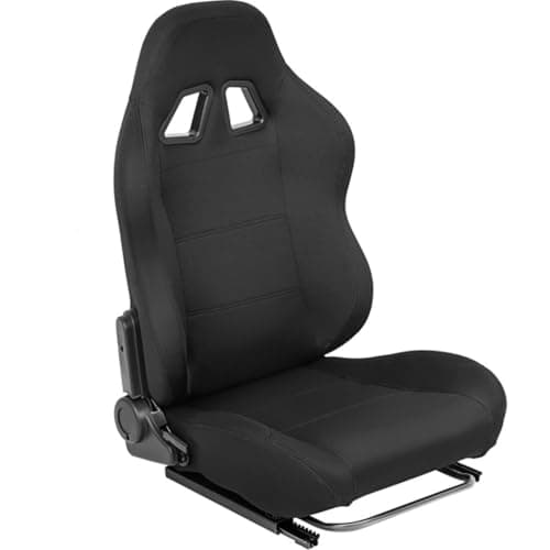 Dardoo Racing Gaming Simulator Cockpit Frame Seat with Adjustable Double Slide Adapt Gaming Simulator Cockpit Racing Wheel Stand Chair Video Game Chairs Black - Gaming Chair