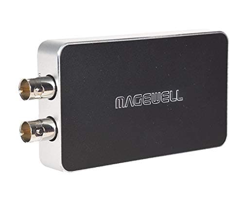 Magewell USB Capture SDI Plus– 1-Channel SDI to USB 3.1 Audio/Video Capture with Loop-Through, Analog Line I/O, Up to 2K / 120fps (32050) - Capture Card