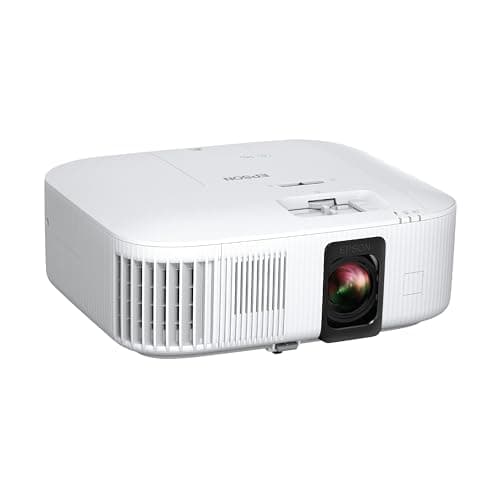 Epson Home Cinema 2350 4K PRO-UHD Smart Gaming Projector with Android TV, 3-Chip 3LCD, HDR10, HLG, 2,800 Lumens, Low Latency, 10 W Speaker, Bluetooth, Streaming Capability - Lighting