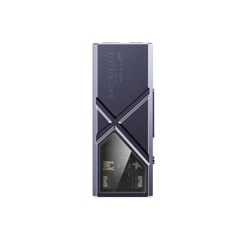 FiiO/JadeAudio KA13 Portable DAC Dongle, USB-C Adapter, 3.5mm and 4.4mm Outputs Compatible with Android/iOS System/PC/Music Players, PCM 384kHz/32bit | DSD256 550mW high Power (Black) - Audio Interface