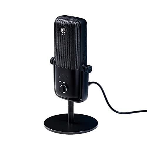 Elgato Wave:3 - Premium Studio Quality USB Condenser Microphone for Streaming, Podcast, Gaming and Home Office, Free Mixer Software, Sound Effect Plugins, Anti-Distortion, Plug ’n Play, for Mac, PC - Microphone