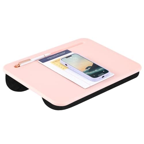 LAPGEAR Compact Lap Desk – Fits Up to 14″ Laptops – Rose Quartz – Style No. 43104 - Desk