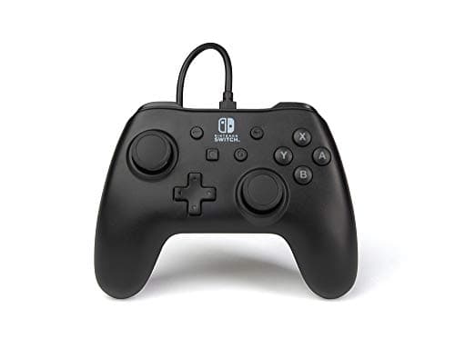 PowerA Nintendo Switch Wired Controller - Black, Detachable 10ft USB Cable, No Battery Required, Officially Licensed By Nintendo - Controller