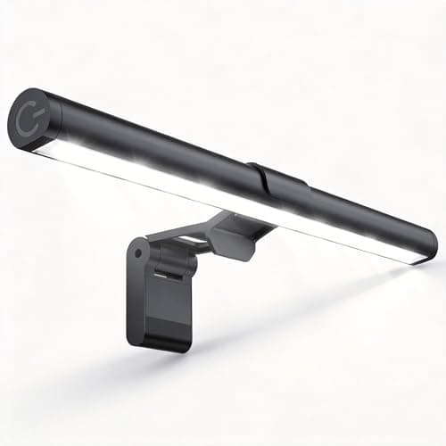A Moi Boutique Monitor Light Bar with Touch Control, RGB Desk Lamp Full Spectrum Screen Lamp, Glare-Free Low Blue Light Monitor Lamp with Memory Mode, USB Powered for Gaming, Office & Work - Lighting