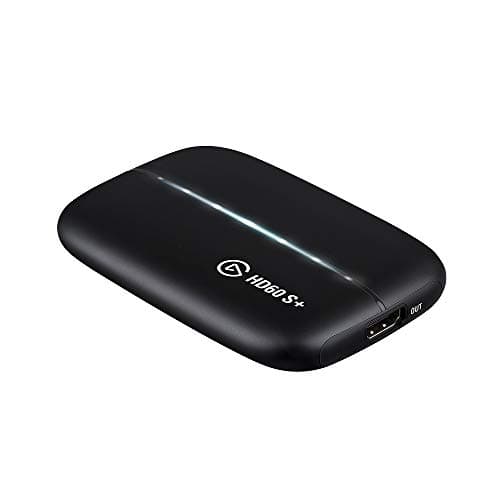 Elgato HD60 S+, External Capture Card, Stream and Record in 1080p60 HDR10 or 4K60 HDR10 with ultra-low latency on PS5, PS4/Pro, Xbox Series X/S, Xbox One X/S, in OBS and more, works with PC and Mac - Capture Card