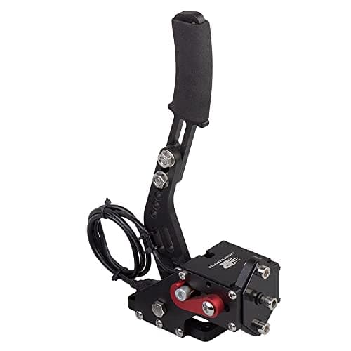 CNRAQR PC Racing Game USB Handbrake for 16Bit SIM for Racing Games, Compatible with G27 G29 G923 T500 T300 Simulate Linear Handbrake-Excluding Installation Bracket(Only PC System) - Sim Racing