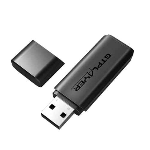 GTPLAYER Bluetooth 5.1 USB Adapter Wireless Audio Dongle for PC Laptop PS4 PS5 Switch Headphones, for GTPLAYER Music Gaming Chair and Recliner, Dual Link (Connect Two Devices) - Gaming Chair