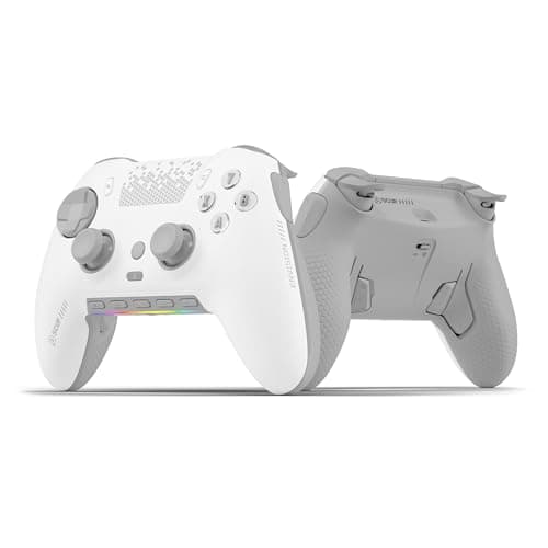 SCUF ENVISION PRO Wireless V2 (2025) PC Only Gaming Controller – Anti-Drift Thumbsticks – Five Remappable G-Keys – Remappable Back Paddles – Instant Triggers – White - Controller