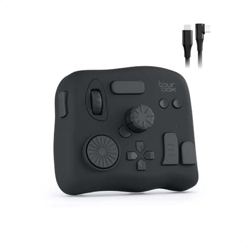 TOUR BOX TourBox NEO - Customizable Editing Controller, Photo Color Grading Illustration Speed Editor, Intuitive Control Boost Productivity, Programmable Keyboard for Adobe CSP and More, Works with Mac/PC - Stream Deck