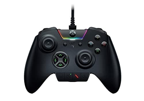 Razer Wolverine Ultimate Chroma- Fully Customizable Gamepad Controller - Interchangeable Analog Sticks & Dpad - Compatible with Xbox One, PC (Renewed) - Controller