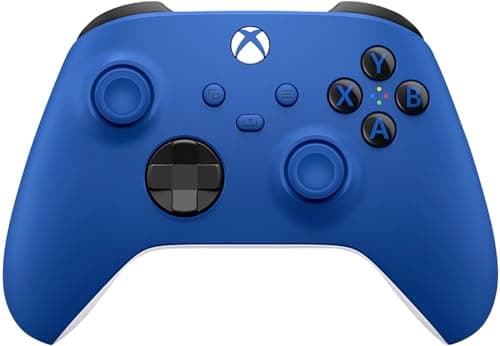 Xbox Wireless Gaming Controller (2025) – Shock Blue – Play on Xbox, Windows, Android, iOS, FireTV Sticks, Smart TVs, VR Headsets - Controller