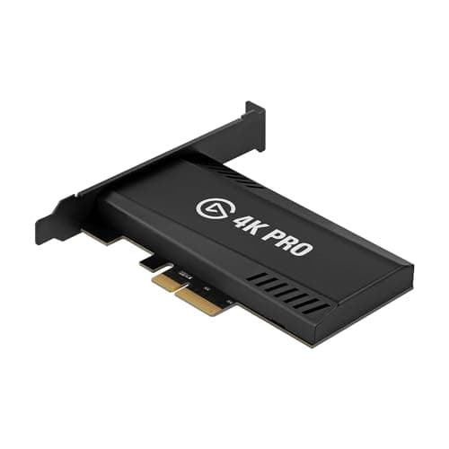 Elgato 4K Pro Internal Capture Card, Black, HDMI, 8K60 Passthrough/4K60 HDR10, Ultra-Low Latency for PS5 Pro, Xbox Series S, Nintendo Switch 2, for Streaming & Recording, Single & Dual PC Setups - Capture Card