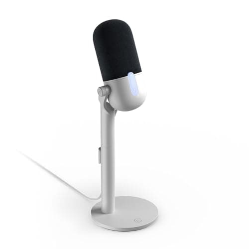 Elgato Wave Neo – USB Condenser Microphone, Tap to Mute, for Gaming, Streaming, Meetings, Voice Recording on Teams/Zoom/OBS/Twitch/YouTube & more, Plug-’n-Play, Works on Laptop, PC, Mac, iPad, iPhone - Microphone
