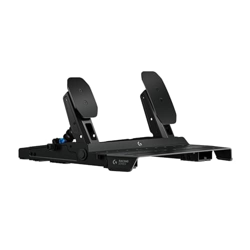 Logitech G RS Pedals - Sim Racing Pedals with 75 kg Load Cell Brake, Adjustable Pedal Positions, Modular Design, Robust Extendable Steel Frame - Sim Racing