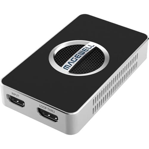 Magewell USB Capture HDMI 4K Plus – 1-Channel HDMI to USB 3.1 Video/Audio Capture Device with Loop-Through, Analog Audio in/Out, Up to 4K60 Input, Up to 4K30 Capture (32090) - Capture Card
