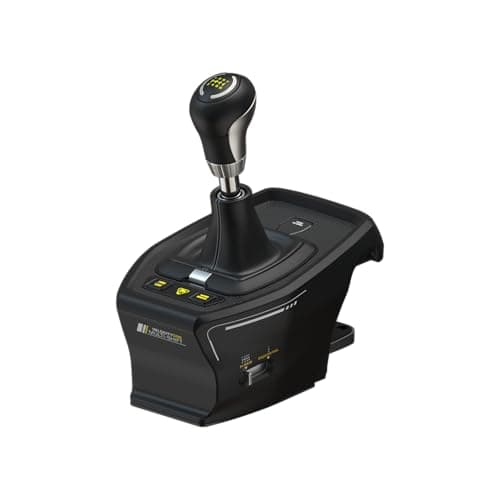 Turtle Beach VelocityOne Multi-Shift Sim Racing Shifter & Handbrake for Windows PC, Xbox Series X|S & Xbox One – 7-Gear + R H-Gate & Sequential Shifter, Handbrake, Hall-Effect Magnetic Sensors – Black - Sim Racing