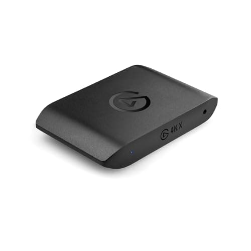 Elgato 4K X – Capture Up to 4K144 with Ultra-Low Latency on PS5|Pro, Xbox Series X|S, Nintendo Switch 2, OBS and More, HDMI 2.1, VRR, HDR10, USB 3.2 Gen 2, for Streaming & Recording, PC|Mac|iPad - Capture Card