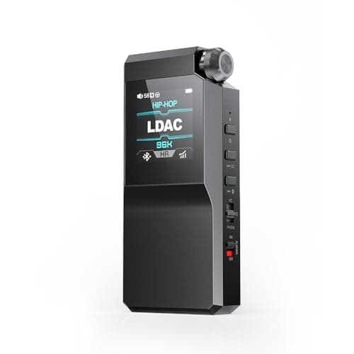 FiiO BTR17 Bluetooth 5.4 USB DAC AMP with LDAC, aptX Lossless. Dual ES9069Q, 10-Band PEQ, THX AAA 78+amps 3.5mm Unbalanced & 4.4mm Balanced (Black) - Audio Interface