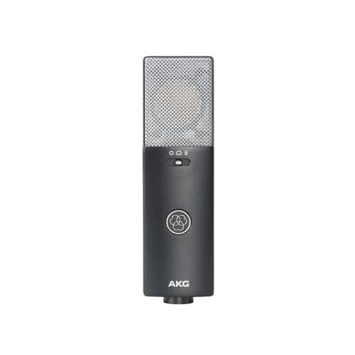 AKG Professional C114 Large Diaphragm Multi-Pattern Condenser Microphone–XLR Studio Mic for Podcasting, Streaming, Broadcasting & Music Recording, Cardioid/Omni/Figure-8, Low Noise, Sustainable Design - Microphone