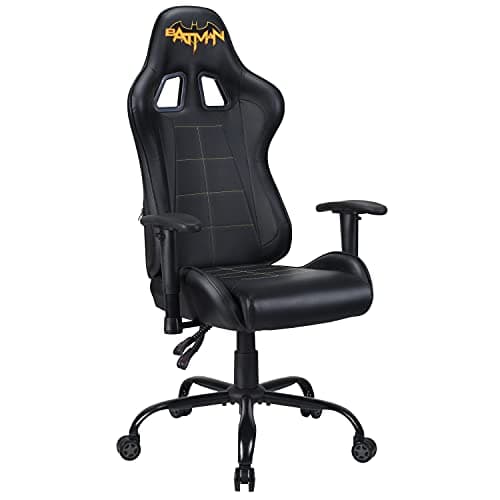 SUBSONIC Batman - Official Ergonomic Gamer Chair Adjustable Back and Armrests - Adult Gaming Chair - Gaming Chair
