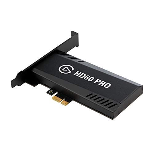 Elgato HD60 Pro1080p60 Capture and Passthrough, PCIe Capture Card, Low-Latency Technology, PS5, PS4, Xbox Series X/S, Xbox One - Capture Card