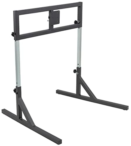 SimFab Monitor Mount Floor Stand for Racing and Flight Simulators | for Monitors up to 100x100mm VESA, 24, 27, 32, 34, 37, 49 Ultra Wide - Sim Racing