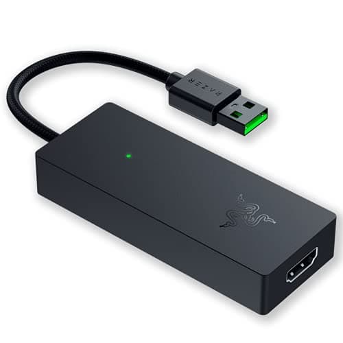 ‎Razer Razer Ripsaw X - USB Capture Card with 4K Camera Connection for Full 4K Streaming (4K 30FPS Capture, HDMI 2.0, USB 3.0, Plug and Play, Streaming Software Compitable, Compact Form Factor) Black - Capture Card