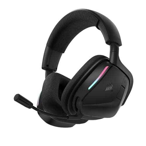 Corsair Void v2 Wireless Gaming Headset with Bluetooth for PC, PS5, PS4, Switch, Mobile – Dolby Atmos, 70 Hr Battery, Dual Wireless, Lightweight, Fast Charging – Carbon - Gaming Chair