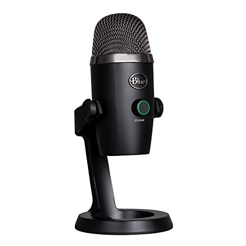 Logitech G Logitech for Creators Blue Yeti Nano USB Microphone for Gaming, Streaming, Podcasting, Twitch, YouTube, Discord, Recording for PC and Mac, Plug & Play -Blackout - Microphone