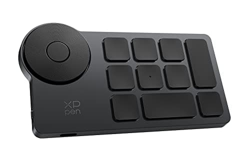 XPPen Mini Keydial ACK05 Wireless Shortcut Keyboard Bluetooth Programmable Express Remote Control with Dial & Customized Express Keys for Drawing Tablet PC MacBook Windows Images Video Editing - Stream Deck