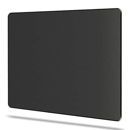 Bitpro LGM Hard Mouse Pad,Unique 3 Layers Mouse Pad with Plastic Surface,Compatible with High DPI Mice Quick Gestures Enhance Precision for Gaming and Office-Large (11.6"x9.5") Black (Black - 1 pc) - Mousepad / Desk Mat