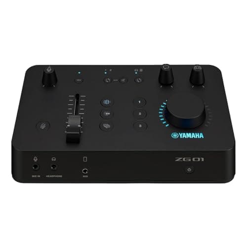 Yamaha ZG01 Gaming Mixer for Voice Chat and Game Streaming - Audio Interface