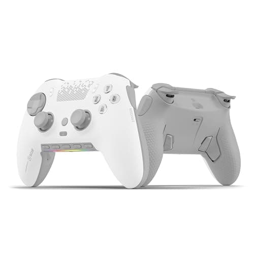 SCUF ENVISION PRO Wireless V1 (2023) PC Gaming Controller - Five Remappable G-Keys - Remappable Back Paddles - Instant Triggers - iCUE Compatible - White - Controller