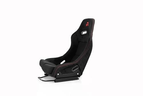 AZRACING CS-Pro Modular Simracing Cockpit Esports Game Accessories Standard Racing Seats, Adjustable Suede Universal Racing Seats Compatible with Thrustmaster, Fanatec, Moza Racing on PC, Xbox and PS - Sim Racing