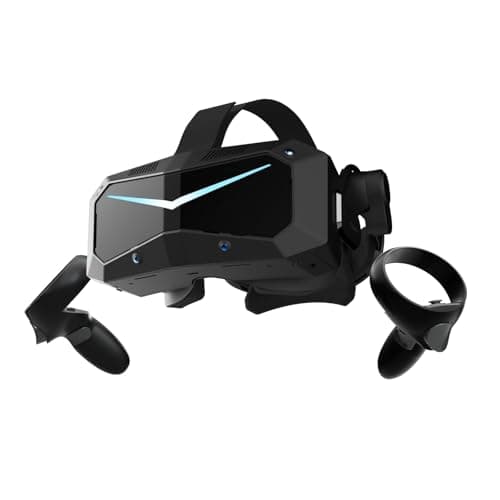 Pimax Crystal Super VR Headset,57PPD & 3840x3840 Resolution per Eye,Ultra-Sharp Image,106° Wide Field of View, Ideal for Flight simulators & VR Games - VR Headset