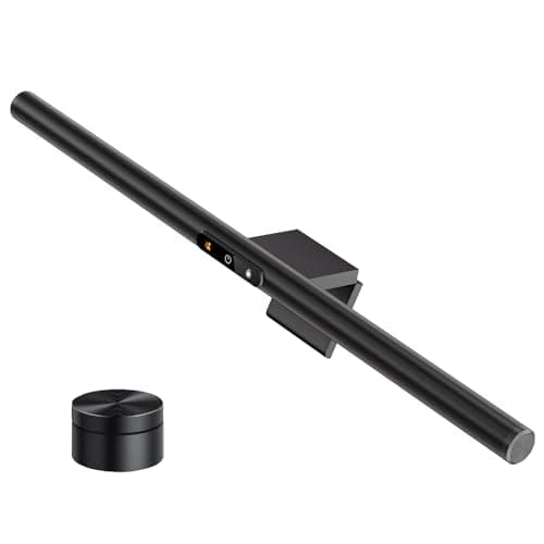 LYMAX Monitor Light Bar, Eye-Care USB Computer Lamp with Wireless Remote, Motion Sensor, Fit for All Monitor, Adjustable Color Temperature/Brightness, No Screen Glare for Home Office Gaming Desk Lamp - Lighting