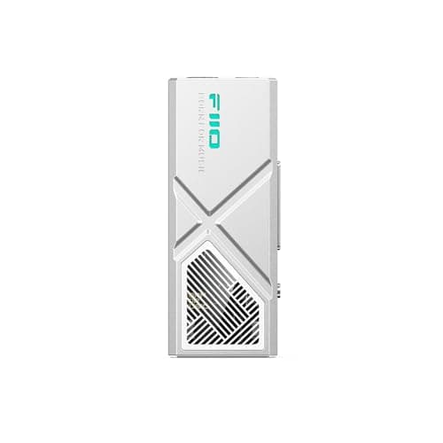 FiiO/JadeAudio KA13 Portable DAC Dongle, USB-C Adapter, 3.5mm and 4.4mm Outputs Compatible with Android/iOS System/PC/Music Players, PCM 384kHz/32bit | DSD256 550mW high Power (Silver) - Audio Interface