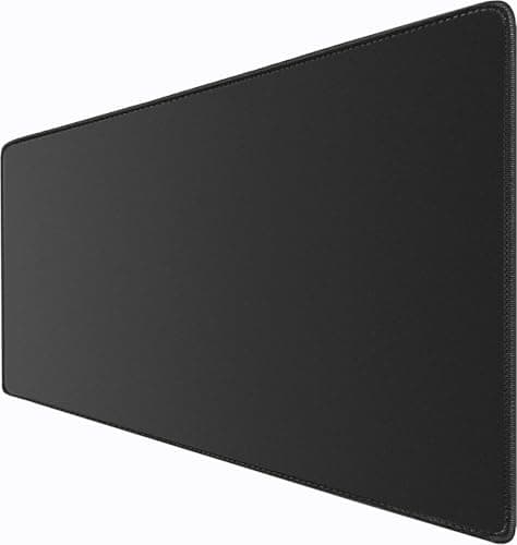 JOCYRN Large Gaming Mouse Pad, 31.5" x15.7" Large Extended Desk Mat with Superior Micro-Weave Cloth, Water Resist Keyboard Mousepad with Non-Slip Base, Laptop Desk Pad for Office Home Gaming, Black - Mousepad / Desk Mat
