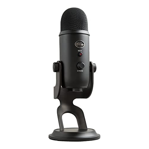 Blue Microphones Blue Yeti USB Microphone - Blackout Edition (Renewed) - Microphone
