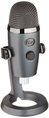 Logitech for Creators Blue Yeti Nano Premium USB Mic for Recording and Streaming – Shadow Gray (Renewed) - Microphone