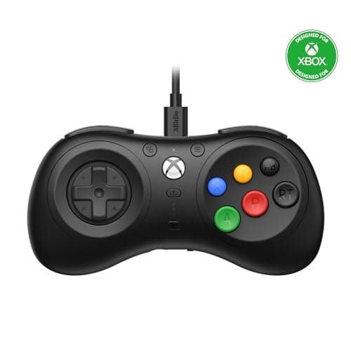 8Bitdo M30 Wired Controller for Xbox Series X|S, Xbox One, and Windows with 6-Button Layout - Officially Licensed - Controller