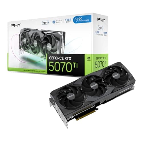 PNY Triple Fan Plus GeForce RTX 5070 Ti - Video Card