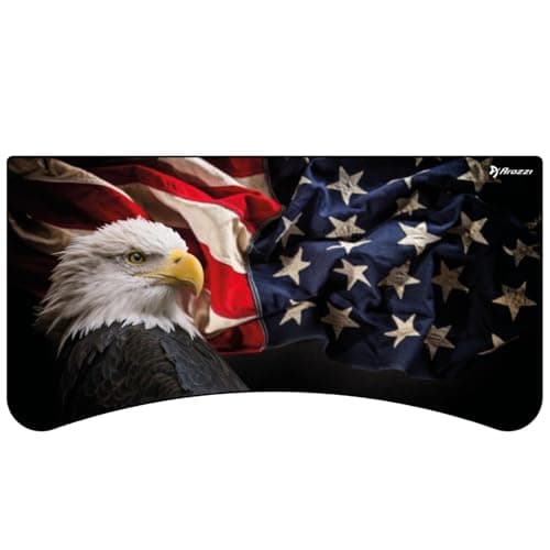 Arozzi Arena Gaming Desk Mat, Full Surface Custom Desk Pad, Interchangeable, Water Resistant & Washable Computer Desk Mouse Pad with Stitched Edges (D042) - Desk
